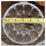 Cut Glass Crystal Tableware Collection with Vase and Dishes