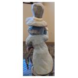 Set of 4 Decorative Snowman Figurines Holiday Collectibles