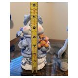 Set of 4 Decorative Snowman Figurines Holiday Collectibles