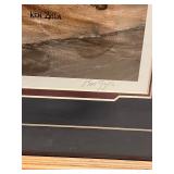 Pair of Ken Zylla Framed Prints Full Service and Lap of Luxury Limited Editions