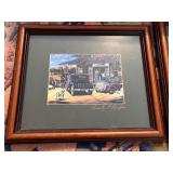 Set of 2 Framed Americana Prints by Pamela C. Renfrew