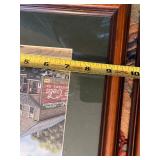 Set of 2 Framed Americana Prints by Pamela C. Renfrew