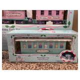 Dept 56 Sugar Town Express Holiday Train Set with Extra 1996 Passenger Car