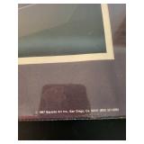 Framed Trumpet and Roses Art Print with Unframed Keyboard & Trumpet Print, 16x20 in