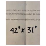 Framed Floral Garden Artwork, 42 x 31 Inches