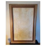 C.A. Charles 24x36 Signed Village Scene Oil Painting on Canvas