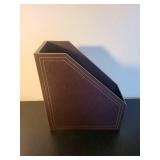 Magazine Holder and Masterpiece Art Portfolio with Assorted Magazines and Prints