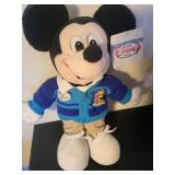 Disney Store Mickey and Minnie Mouse Plush Dolls with Sweaters