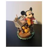 Set of 5 Mickey Mouse Collectible Figurines Hooked on Fishing and Christmas Carols