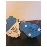 Set of 5 Mickey Mouse Collectible Figurines Hooked on Fishing and Christmas Carols