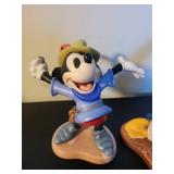 Set of 4 Walt Disney Classics Collection Figurines Mickey Minnie Donald Figures