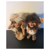 Pair of Nyform Handmade Norwegian Troll Figurines