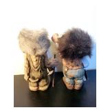 Pair of Nyform Handmade Norwegian Troll Figurines