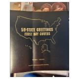 50-State Greetings First Day Covers Album by Postal Commemorative Society