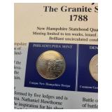 Statehood Quarters Collection Postal Commemorative Society Album