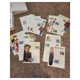 Shirley Temple Stamp and Card Collection Featuring Classic Films