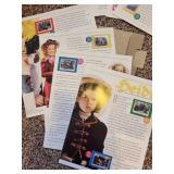 Shirley Temple Stamp and Card Collection Featuring Classic Films
