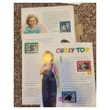 Shirley Temple Stamp and Card Collection Featuring Classic Films
