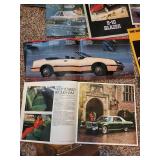 Vintage Car Brochure Collection with Beetle Illustrated History Book