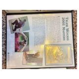 Tiger Woods 22KT Gold Card Collection with Display Folio