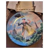 Set of 3 Disney Mary Poppins Collector Plates with Certificates