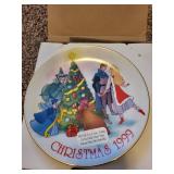 Set of 3 Grolier and Scholastic Christmas Collector Plates 1999, 2001, 2002