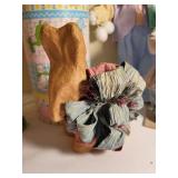 Easter Bunny Figurine Collection with Springbridge Cottage and Vintage Decor