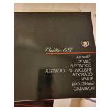 Set of Cadillac Sales Brochures 1987 and 1990