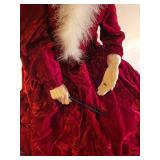 Set of 2 Vintage Elderly Couple Dolls with Fabric Outfits