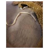 Pair of Sheepskin Car Seat Covers with Straps