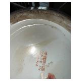 Porcelain Ginger Jar Vase - Hand-Painted Floral Motif, Made in China, 11in Tall