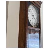 Regulator Clock - Oak Wall Case, Glass Front, Pendulum