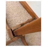 Wooden Carousel Horse Coat Rack with Pink Accents - 60 in Tall