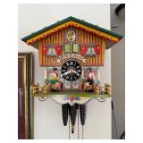 Hofbrauhaus Cuckoo Clock - West Germany, Pinecone Weights