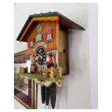 Hofbrauhaus Cuckoo Clock - West Germany, Pinecone Weights