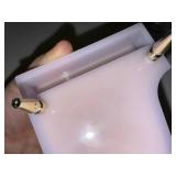 Capodimonte Porcelain 4-Piece Floral Set: Pink Piano, Rose Vase, Basket & Bouquet