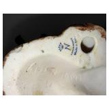 Capodimonte Porcelain 4-Piece Floral Set: Pink Piano, Rose Vase, Basket & Bouquet