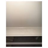 Patio Chairs - White Metal (Lot of 2)