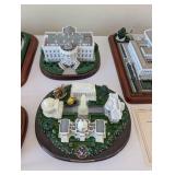 Set of 5 Historical Washington DC Landmark Miniature Replicas with Certificate