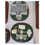 Set of 5 Historical Washington DC Landmark Miniature Replicas with Certificate