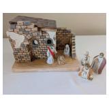 1981 Goebel W. Germany Nativity Set for JCPenney with Stable and 5 Figures