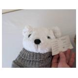 Cartier Pilou 1999 Collector Bear and Polo Holiday Bear with Sweaters