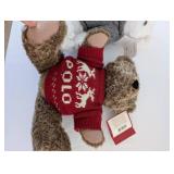 Cartier Pilou 1999 Collector Bear and Polo Holiday Bear with Sweaters