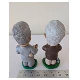 Pair of Sid Hartman Star Tribune Bobblehead Figures
