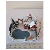 Set of 5 Hawthorne Village Coca-Cola and Grand Central Holiday Village Buildings