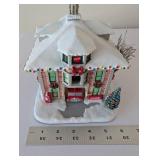 Set of 5 Hawthorne Village Coca-Cola and Grand Central Holiday Village Buildings