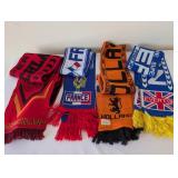 Collection of Soccer and Football Club Scarves