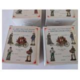 Lot of 7 Liberty Falls Hand Painted Pewter Miniature Figure Sets with Boxes
