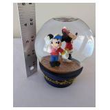Disney Collectible Lot: Snow White, Mickey Mouse Snow Globe, and 7 Japan Porcelain Figurines