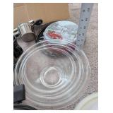 Kitchenware Collection with Pots, Roasting Pans, Mugs, and Cookbooks